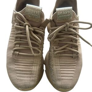 Steve Madden Beige Knit Sneakers